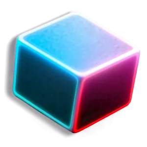 Neon Cube PNG 05242024