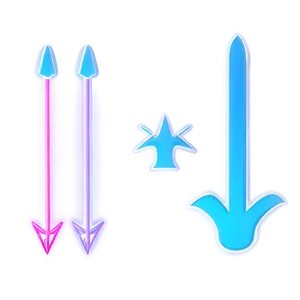 Neon Cursor PNG Qht PNG