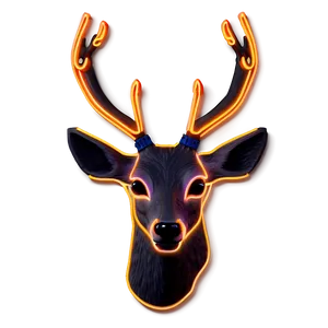 Neon Deer Head Sign PNG 34 PNG
