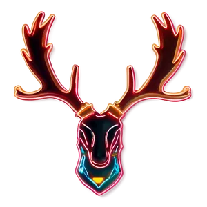 Neon Deer Head Sign PNG Vsd73 PNG