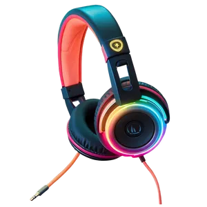 Neon Dj Headphones PNG 97