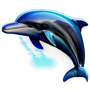 Neon Dolphin Png Lfx PNG image
