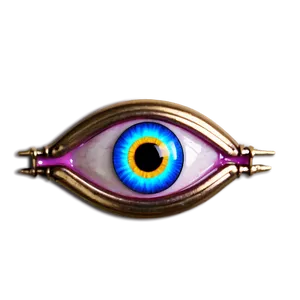 Neon Evil Eye PNG Xwf96