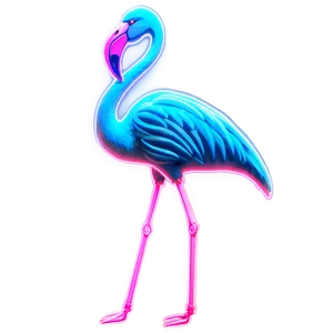 Neon Flamingo Light PNG Pwq61 PNG