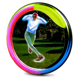 Neon Frisbee Png Dry31 PNG image