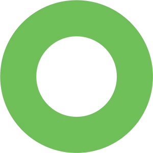 Neon Green Circle Graphic PNG