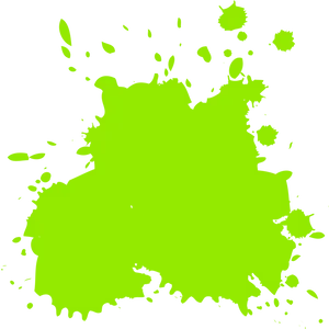 Neon Green Splatter Graphic