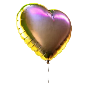 Neon Heart Balloon PNG Jox PNG