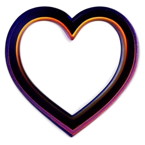 Neon Heart Clipart Glow PNG Bfl85