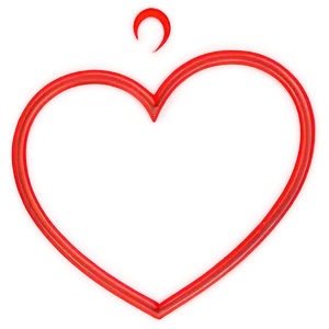 Neon Heart Clipart PNG Tij PNG