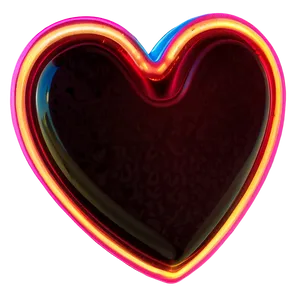 Neon Heart Element PNG Xyc58 PNG