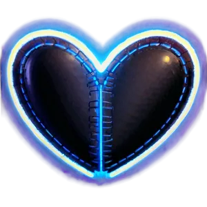 Neon Heart Glow PNG Iav77