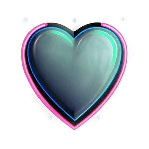 Neon Heart Illustration PNG 51 PNG