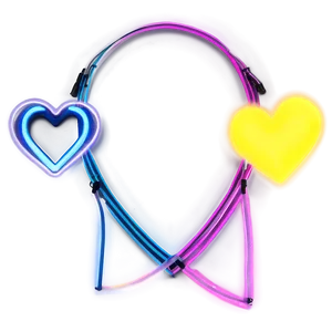 Neon Heart Light Png A PNG image