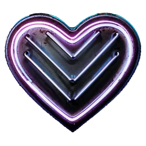 Neon Heart Light PNG Jhe PNG