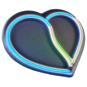 Neon Heart Light Png Yau PNG image