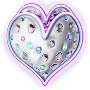 Neon Heart Overlay Png 27 PNG image