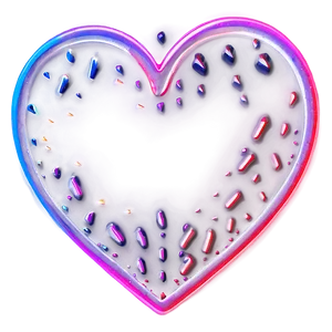 Neon Heart Overlay PNG 83 PNG