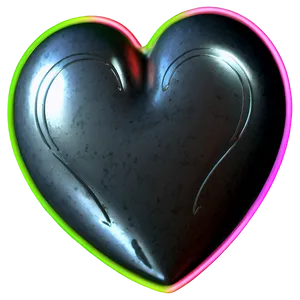 Neon Heart PNG Oje7