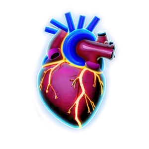 Neon Heart Symbol PNG 06122024