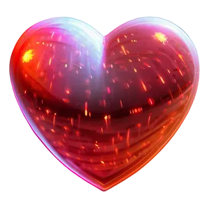 Neon Heart Vector PNG Qfs PNG