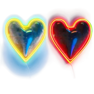 Neon Heart Wallpaper PNG Rbd81