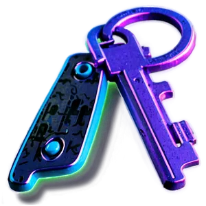 Neon Keys PNG 05242024