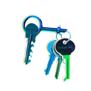 Neon Keys PNG Mln80