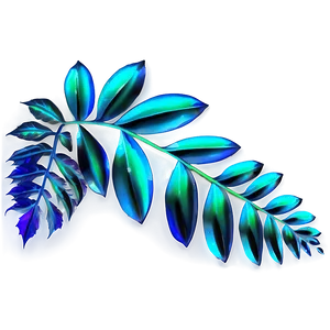 Neon Leaves PNG 05042024