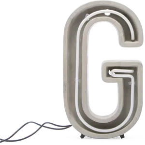 Neon_ Letter_ G_ Sign PNG image