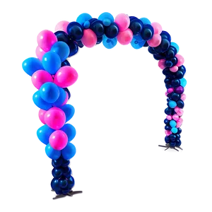 Neon Light Balloon Arch PNG Mym