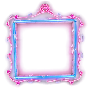 Neon Light Photo Border PNG 06262024 PNG