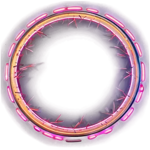 Neon Light Photo Border PNG Shq PNG