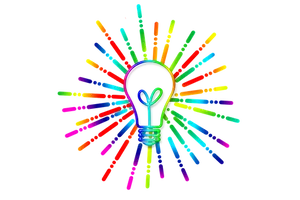 Neon Lightbulb Creative Idea