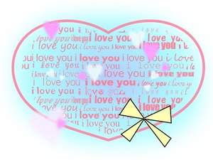 Neon Love Heart Art