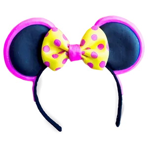 Neon Minnie Mouse Ears PNG Hyq PNG