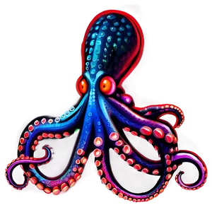 Neon Octopus PNG Aee36 PNG