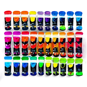 Neon Paint Palette PNG 06212024