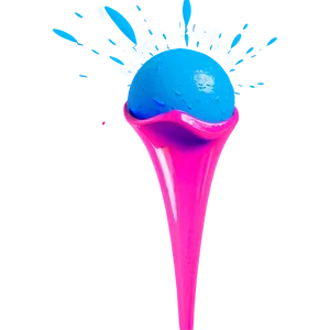 Neon Paint Splash PNG 05242024