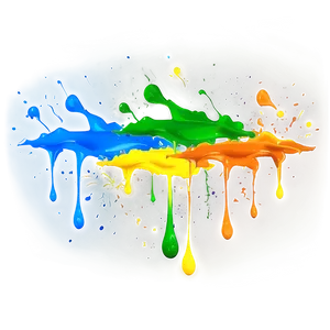 Neon Paint Splash PNG Iki