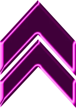 Neon Pink Arrow Sign PNG image