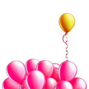 Neon Pink Balloons Glow PNG Txc97 PNG