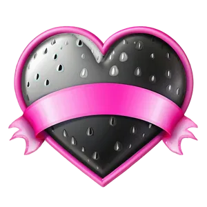 Neon Pink Heart Emoji Png 06262024 PNG image