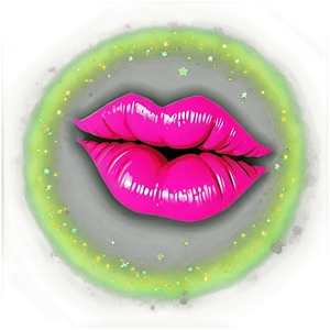 Neon Pink Lips Png 27 PNG image