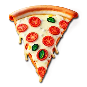 Neon Pizza Emoji PNG 4 PNG