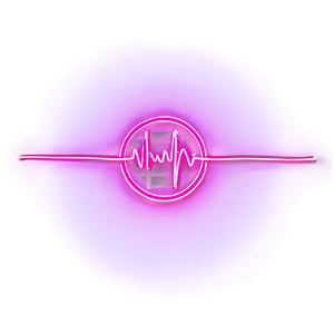Neon Pulse Glow PNG Kus