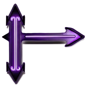 Neon Purple Arrow Design Png Fhx96 PNG image