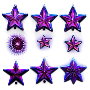 Neon Purple Star Image Png Bfr44 PNG image