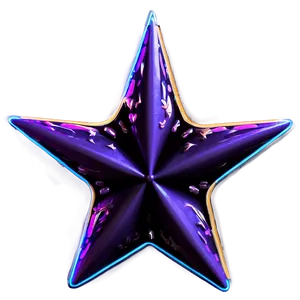 Neon Purple Star Image PNG Wtw PNG