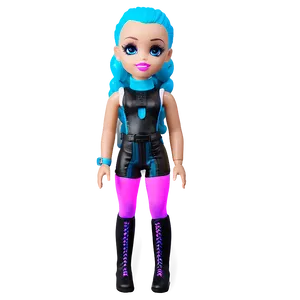 Neon Q.t. Lol Surprise Doll Png Sbj PNG image